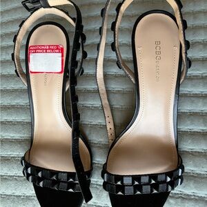 BCBGeneration Black Studded Women's Heels